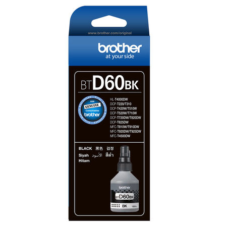 Brother BT-D60BK Black Original Ink - 1