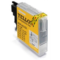 Brother LC38-LC67-LC980-LC1100 Yellow Replacement Cartridge - 2