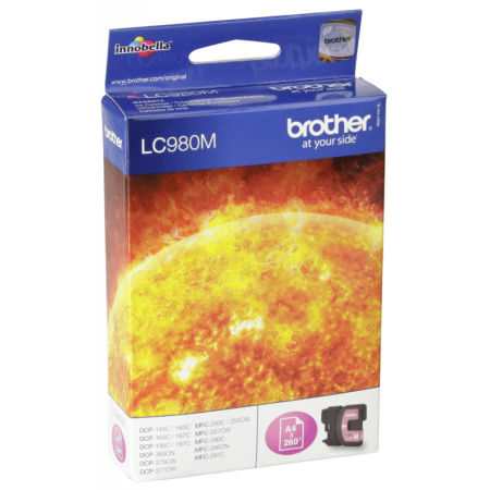 Brother LC38-LC980 Red Original Cartridge - 1