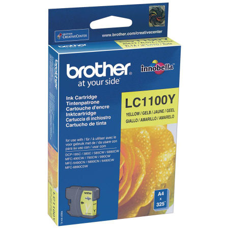 Brother LC67-LC1100 Yellow Original Cartridge - 1