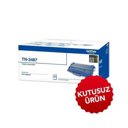 Brother TN-3487 Kutusuz Orijinal Toner Ekstra Yüksek Kapasiteli - 1