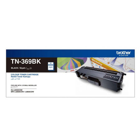 Brother TN-369 Black Original Toner High Capacity - 1