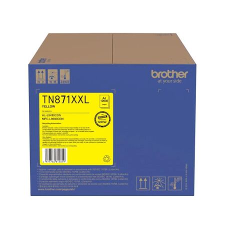 Brother TN871XXLY Sarı Orijinal Toner Ekstra Yüksek Kapasiteli - 1