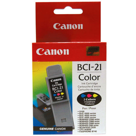 Canon BCI-21 Color Original Cartridge - 1