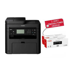 Canon İ-Sensys MF237W Çok Fonksiyonlu Siyah-Beyaz Laser Yazıcı + 2 Adet Orijinal Toner Hediyeli - Canon