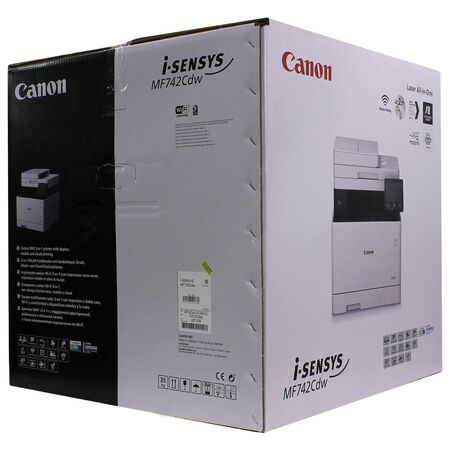 Canon I-Sensys MF742Cdw Multifunction Color Laser Printer - 3