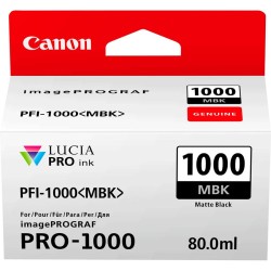 Canon PFI-1000MBK/0545C001 Matte Black Original Cartridge - Canon