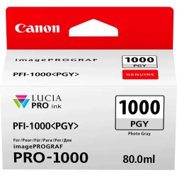 Canon PFI-1000PGY/0553C001 Photo Gray Original Cartridge - Canon