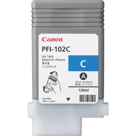 Canon PFI-102C/0896B001 Blue Original Cartridge - 2