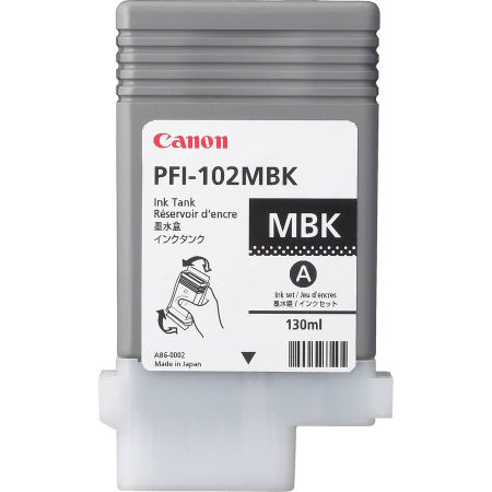 Canon PFI-102MBK/0894B001 Matte Black Original Cartridge - 2