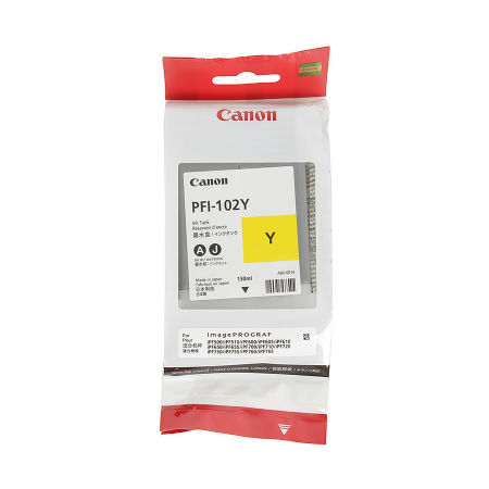 Canon PFI-102Y/0898B001 Yellow Original Cartridge - 1