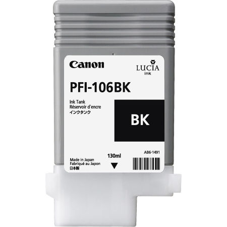 Canon PFI-106BK/6621B001 Black Original Cartridge - 2