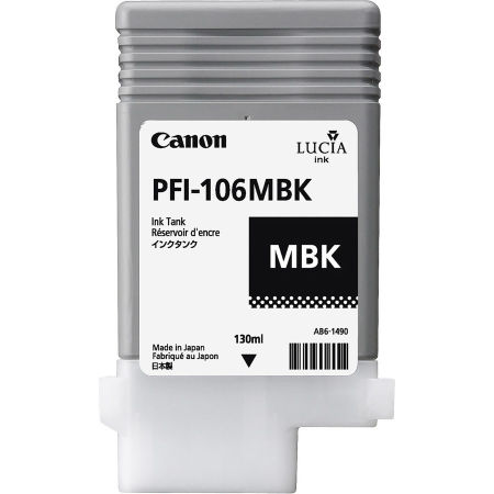 Canon PFI-106MBK/6620B001 Matte Black Original Cartridge - 2