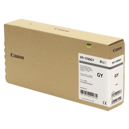 Canon PFI-1700GY/0781C001 Gray Original Cartridge - 1