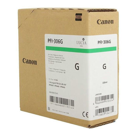 Canon PFI-306G/6664B001 Green Original Cartridge - 1