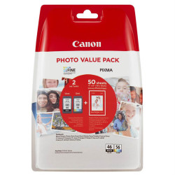 Canon PG-46-CL-56/9059B003 Advantageous Photo Pack with Black and Color Cartridges - Canon