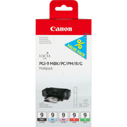 Canon PGI-9/1033B011 MBK/PC/PM/R/G Original Cartridge Advantage Package - Canon