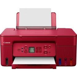 Canon Pixma G3470 Wifi Inkjet Multifunction Printer - Red - Canon