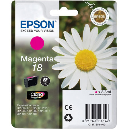 Epson 18-T1803-C13T18034020 Kırmızı Orijinal Kartuş - 1