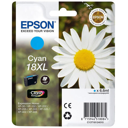 Epson 18XL-T1812-C13T18124020 Blue Original Cartridge - 1