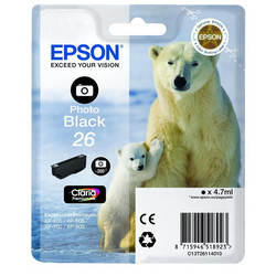 Epson 26-T2611-C13T26114020 Foto Siyah Orijinal Kartuş - Epson