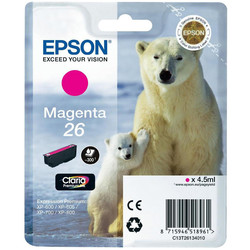 Epson 26-T2613-C13T26134020 Red Original Cartridge - Epson