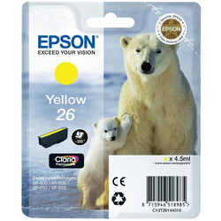 Epson 26-T2614-C13T26144020 Yellow Original Cartridge - Epson