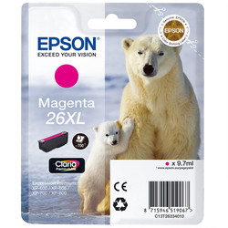 Epson 26XL-T2633-C13T26334020 Red Original Cartridge - Epson