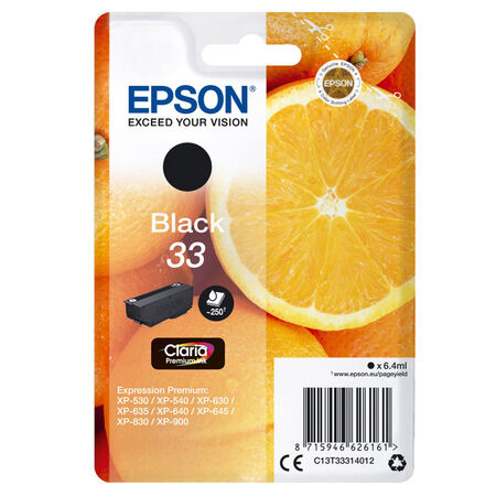 Epson 33-C13T33314022 Black Original Cartridge - 1