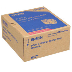 Epson C9300-C13S050607 Kırmızı Orijinal Toner 2Li Paketi - Epson