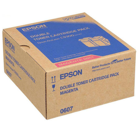 Epson C9300-C13S050607 Kırmızı Orijinal Toner 2Li Paketi - 1