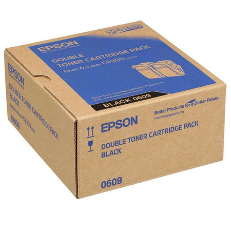 Epson C9300-C13S050609 Black Original Toner 2Li Pack - 1