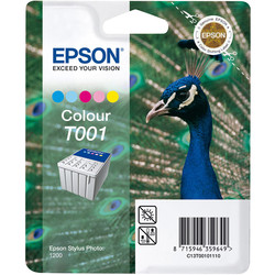 Epson T001-C13T00101120 Color Original Cartridge - 1