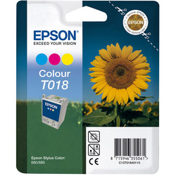 Epson T018-C13T01840120 Color Original Cartridge - 1