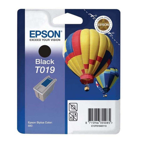 Epson T019-C13T01940120 Siyah Orijinal Kartuş - 1