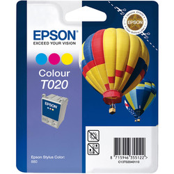 Epson T020-C13T02040120 Color Original Cartridge - 1