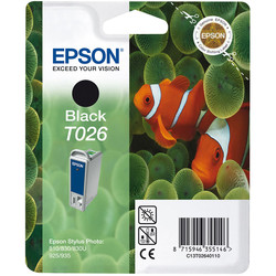 Epson T026-C13T02640120 Black Original Cartridge - 1