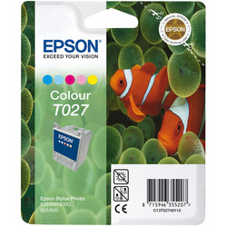 Epson T027-C13T02740120 Color Original Cartridge - Epson