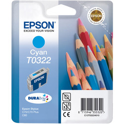 Epson T0322-C13T03224020 Blue Original Cartridge - Epson