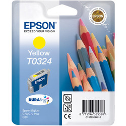 Epson T0324-C13T03244020 Yellow Original Cartridge - Epson