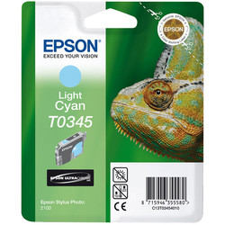 Epson T0345-C13T03454020 Light Blue Original Cartridge - Epson