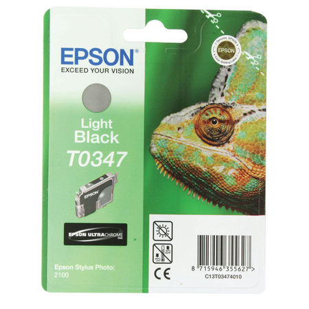 Epson T0347-C13T03474020 Light Black Original Cartridge - 1