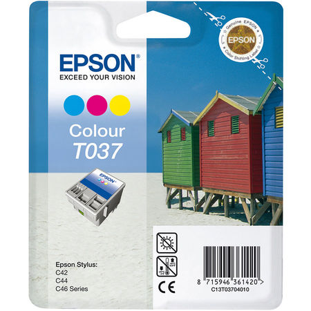 Epson T037-C13T03704020 Color Original Cartridge - 1