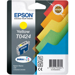 Epson T0424-C13T04244020 Sarı Orijinal Kartuş - 1