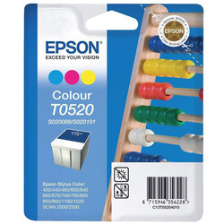 Epson T0520-C13T05204020 Renkli Orijinal Kartuş - Epson