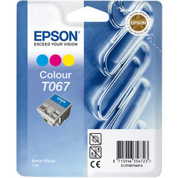 Epson T067-C13T06704020 Color Original Cartridge - 1