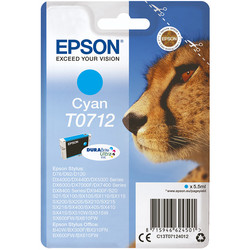 Epson T0712-C13T07124021 Mavi Orijinal Kartuş - Epson