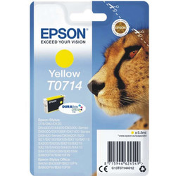 Epson T0714-C13T07144021 Sarı Orijinal Kartuş - 1