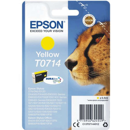 Epson T0714-C13T07144021 Sarı Orijinal Kartuş - 2