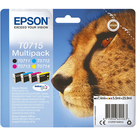 Epson T0715-C13T07154022 Orijinal Kartuş Avantaj Paketi - 1